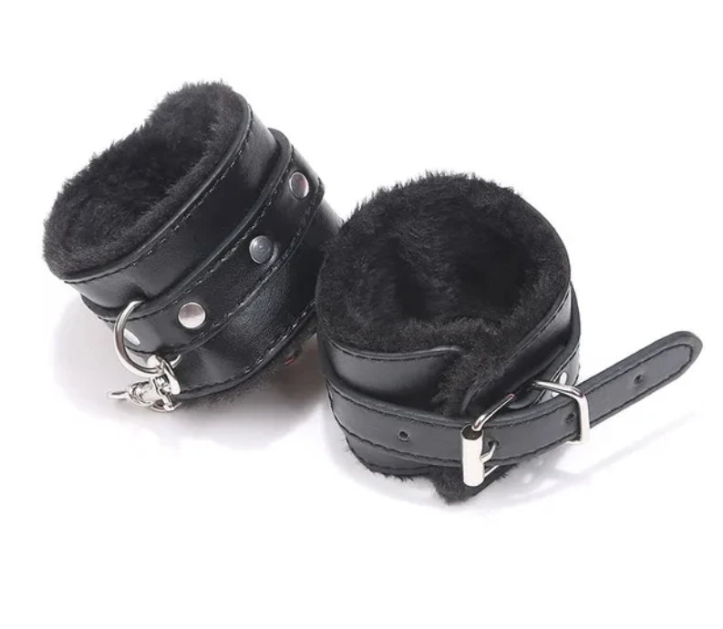 Algemas-Acolchoadas-de-Couro-PU-Acessorios-Sensuais-para-Cosplay-e-Fetiche-Preto