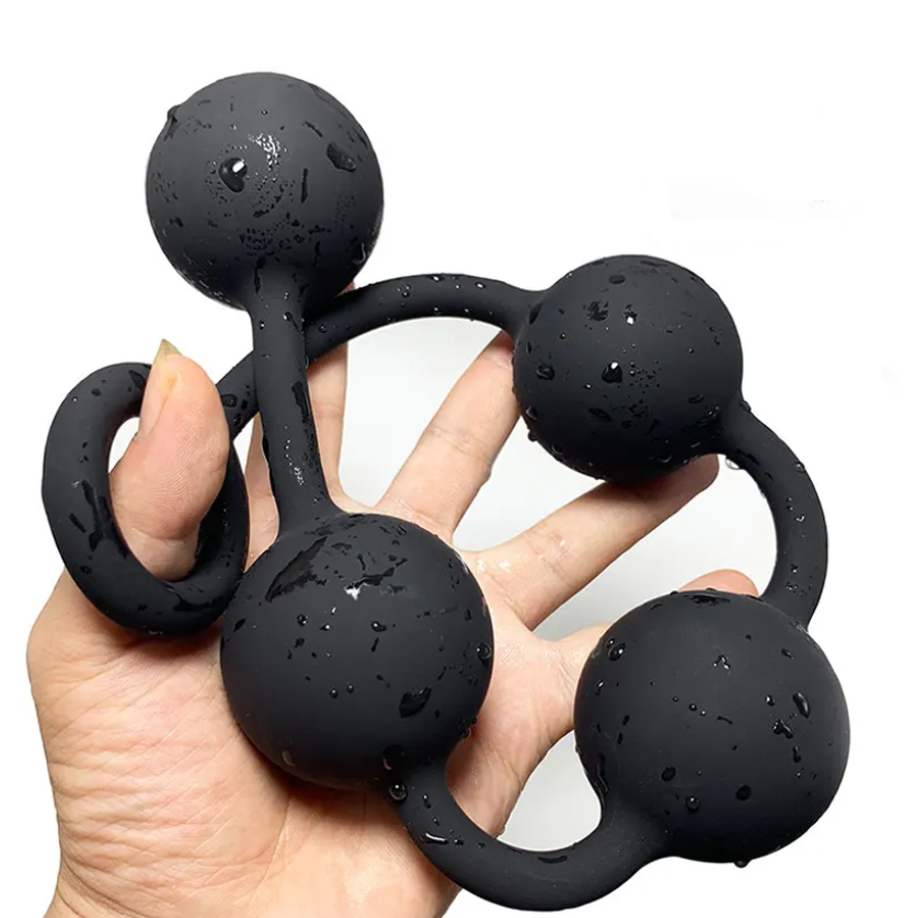 Pompoarismo com Quatro Bolas - Exercitador Kegel para Mulheres, Fortalecimento do Assoalho Pélvico