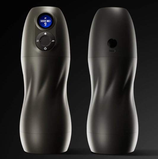 Robô Sexual Inteligente Dry Well para Homens - Masturbador Automático com 9 Modos de Sucção, Vibração e Aquecimento - Simulação de Gemidos Reais