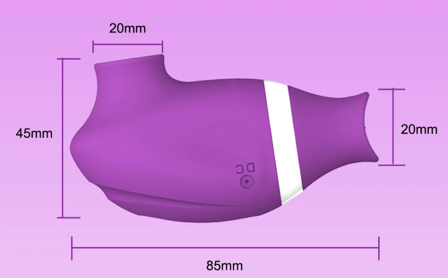 Vibrador-de-Succao-com-Estimulador-de-Lingua-Intensifique-seu-Prazer-Dimensoes