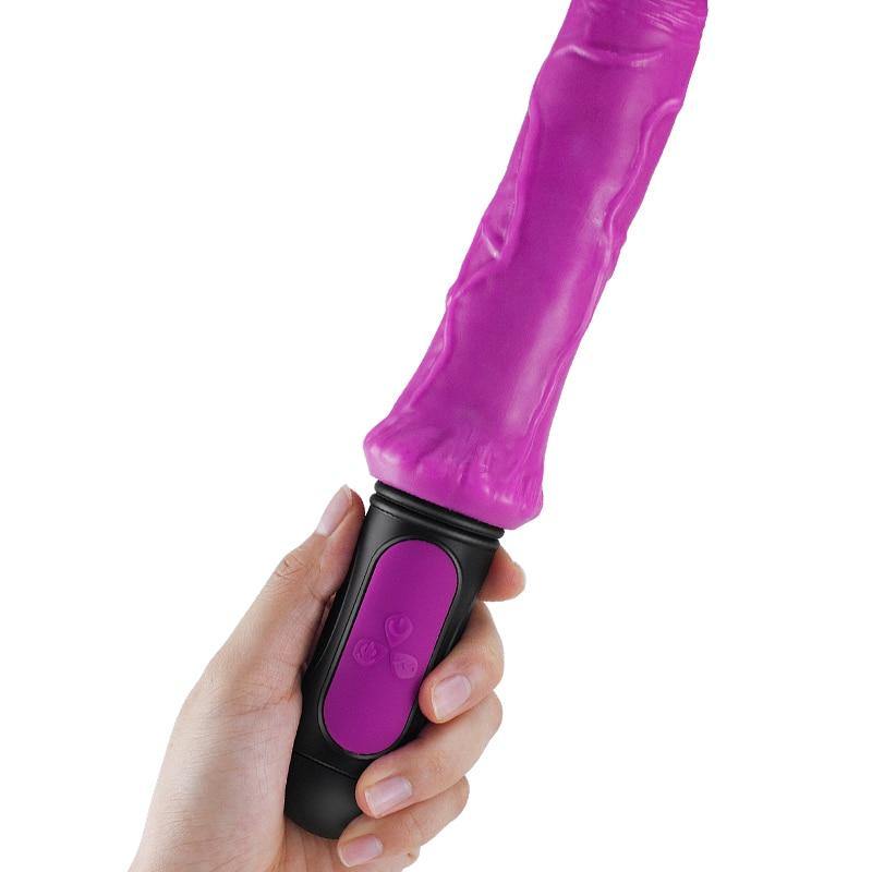 Consolo Vibratório Realístico com Aquecimento: 10 Níveis de Prazer Intenso