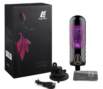 Masturbador Copo Masculino com Sucção Vácuo Rotação Telescópica Aquecimento Real Função Sexo Oral Brinquedo para Adulto
