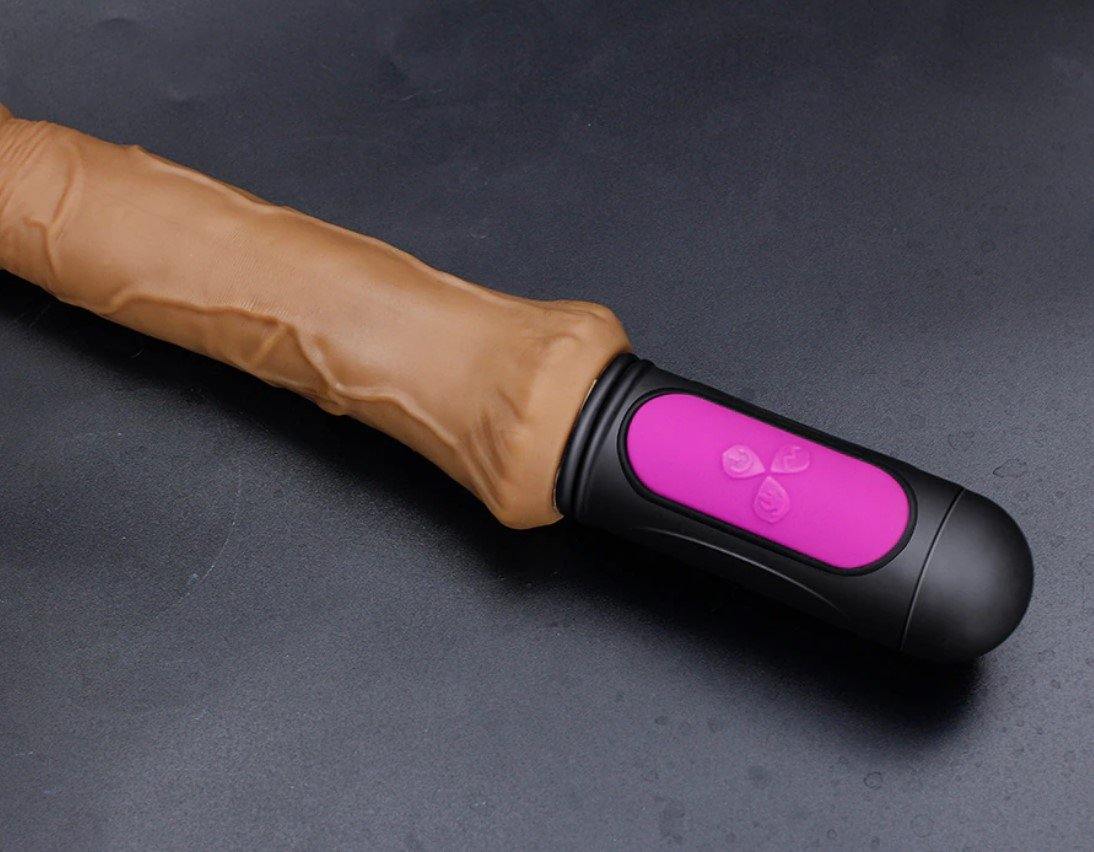 Consolo Vibratório Realístico com Aquecimento: 10 Níveis de Prazer Intenso