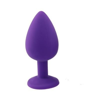 Plug Anal de Silicone - Falando Daquilo