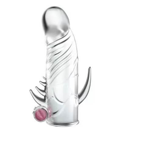 Capa Peniana Extensora com Vibro Penis Sleeve